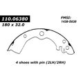 Centric Parts Centric Brake Shoes, 111.06380 111.06380